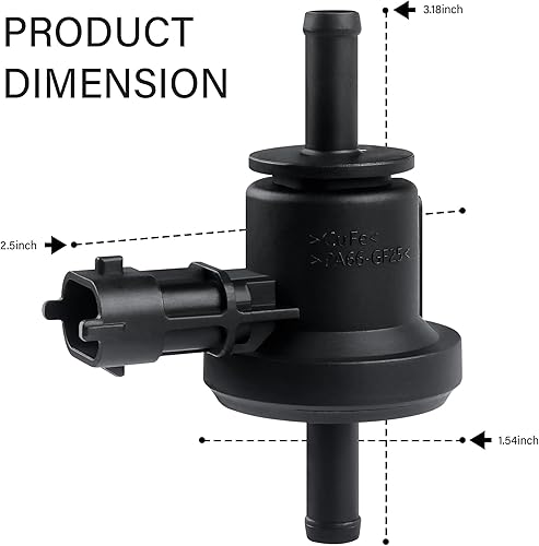 Miniatura 2 de Solenoide de válvula de purga de bote de vapor para automóvil, solenoide de válvula de purga Evap compatible con Hyundai Kia, válvulas de purga de
