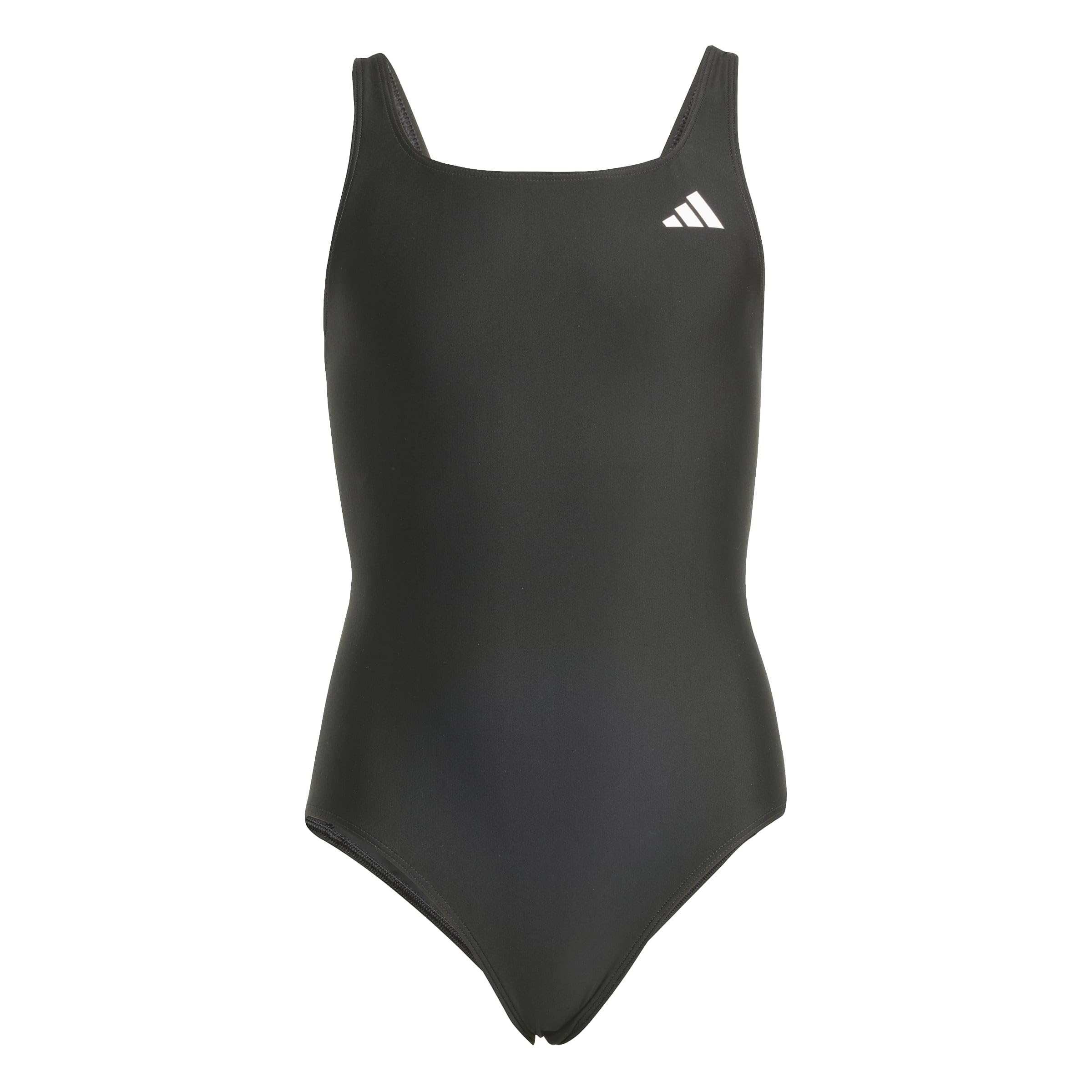 adidas Girl's V-Back Swimsuit Kids Swimwear, Black, 7-8 Years