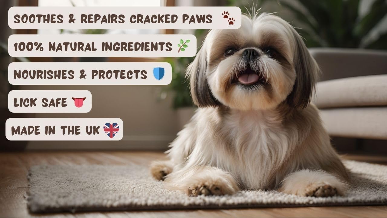 PAWSOME BALM, 100% Natural Dog Paw and Nose Balm, Soothes & Repairs Cracked Paws, Nourishes & Protects, Lick-Safe Moisturizer - Image 3