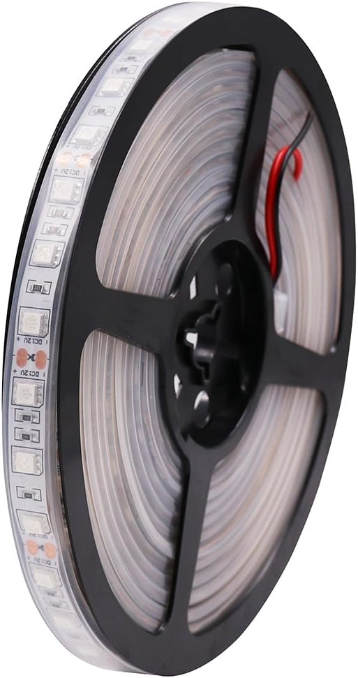 16.4ft LED Plant Grow Strip Light, SMD 5050 Waterproof Full Spectrum Red Blue 4:1 Rope Strip Grow Light for Greenhouse Hydroponic Plant, 12V (Tube Waterproof IP67, 4 Red:1 Blue)