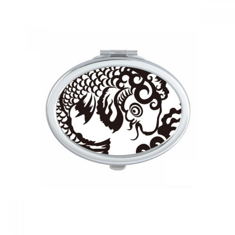 Miroir compact de poche portable et petit miroir de main cartoon