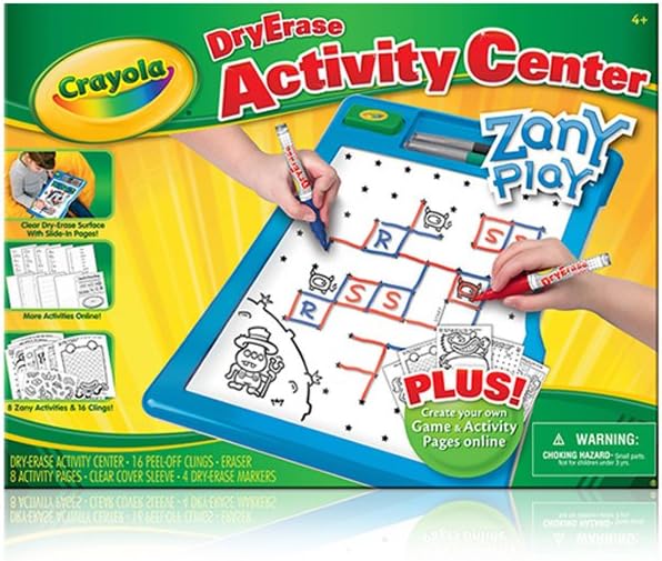 Crayola Dry-Erase Activity Center Zany Play Edition : Amazon.ca: Toys ...