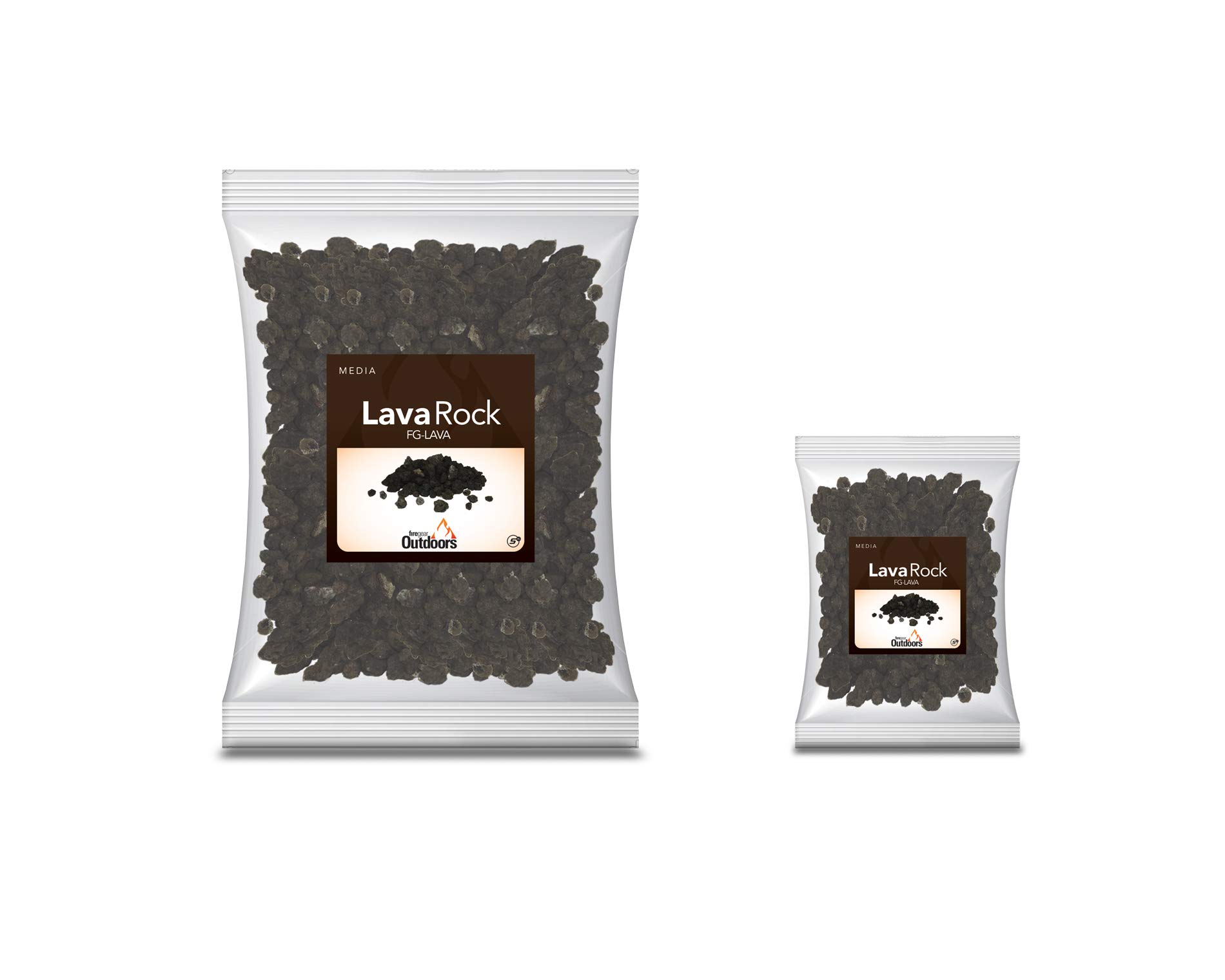 FIREGEAR Black Lava Rock (FG-LAVA-10), 10 pounds