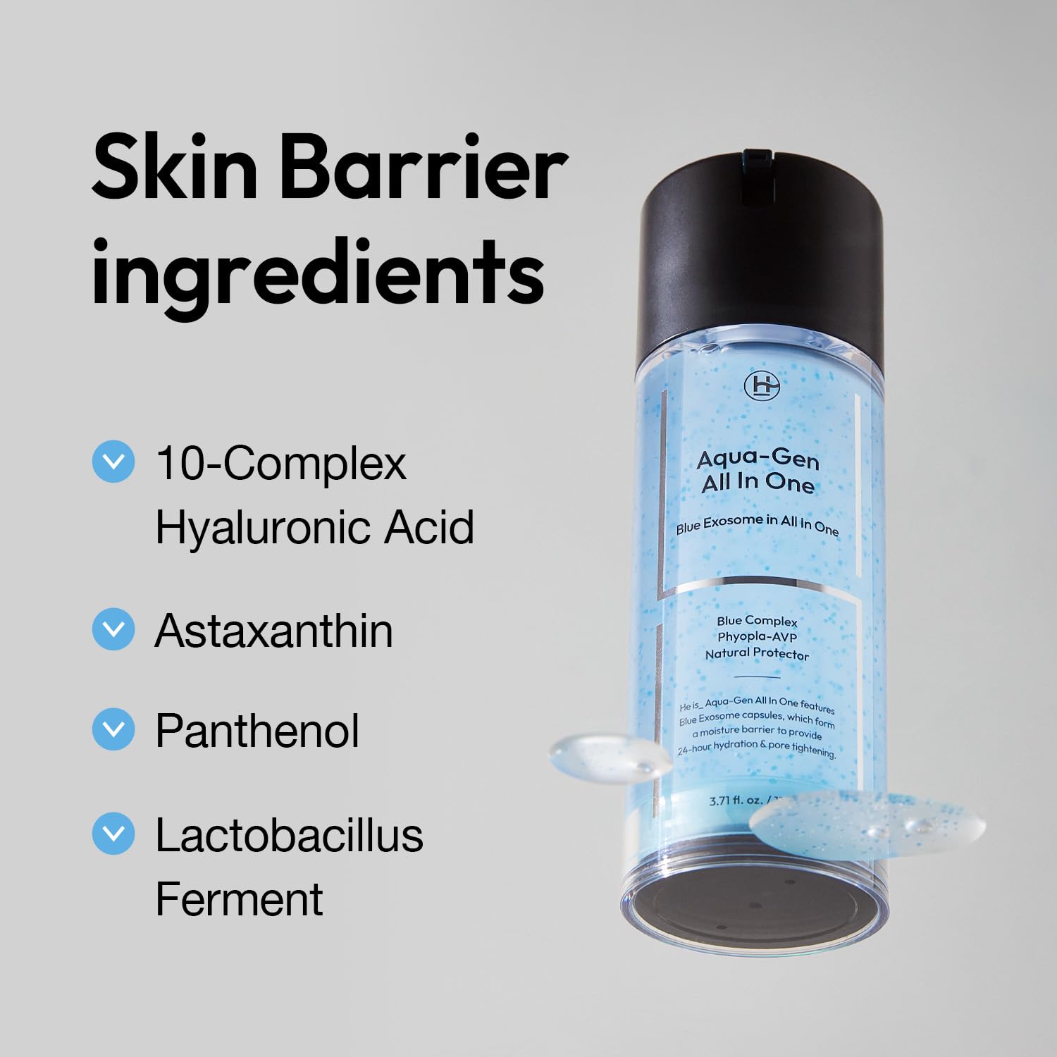 Men's Pore Minimizing Face Gel Moisturizer - 24H Hydrating & Soothing Oil Control Daily Facial Lotion, Lightweight & Non-Greasy for All Skin Types, 3.71 fl oz - Image 5