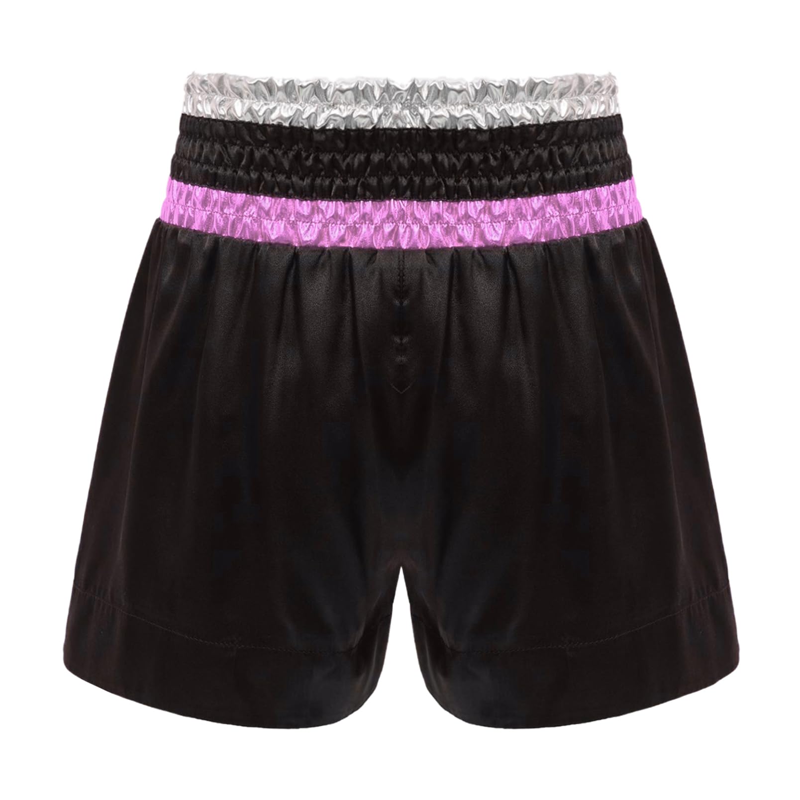 dPois Vêtements de Boxe Garçon Enfant Short de Boxe MMA Muay Thai Combat Fitness
