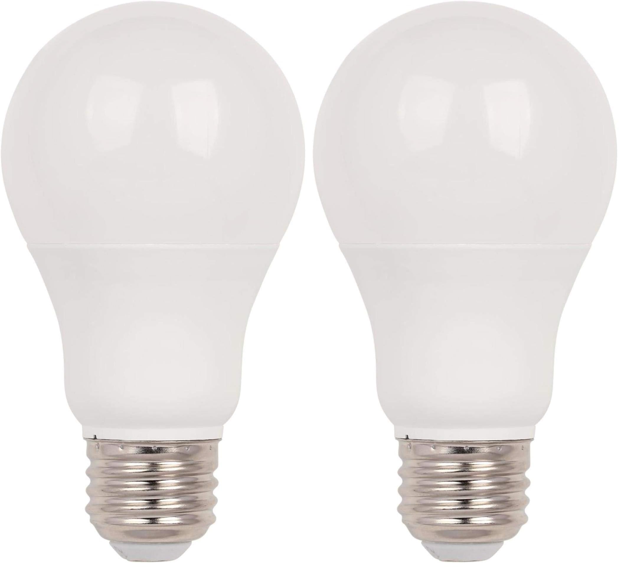 Westinghouse Lighting 4514000 9.5 (60 Watt Equivalent) Omni A19 Daylight LED Light Bulb, Medium Base (Pack of 2)
