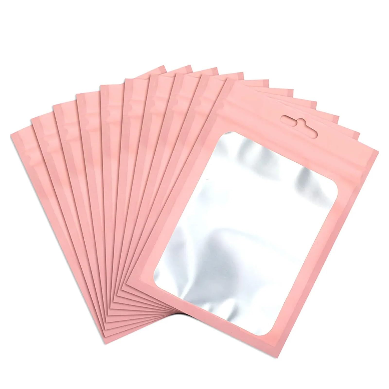 300PCS Colorful Mylar Bags Resealable Ziplock For Jewelry