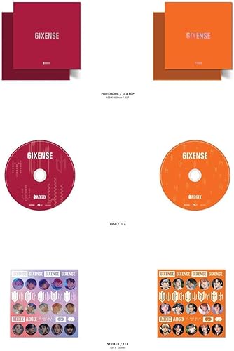 Miniatura 2 de K-POP AB6IX - 6IXENSE, versión 6IX incl. CD, 80pg Photobook, pegatina, tarjeta de fotos, tarjeta postal QR, tarjeta fotográfica secreta, marcador,