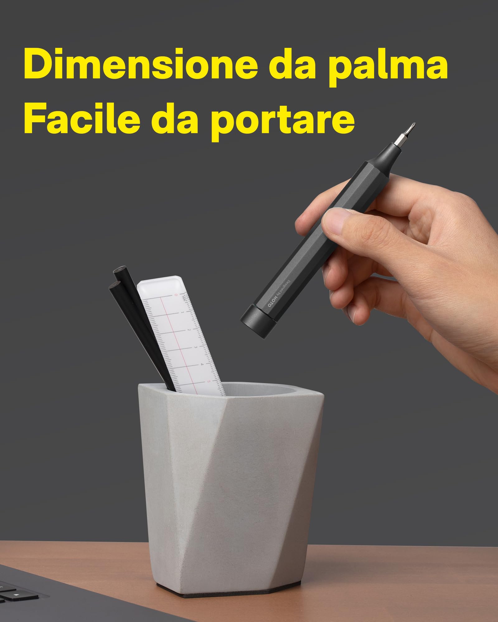 HOTO 24 in 1 Set Cacciaviti Precisione, Mini Cacciavite per Occhiali, Punte Torx Magnetiche, Kit di Riparazione per Elettronica, Orologi, Smartphone, PC Portatili, Fotocamere, Gadget Tech