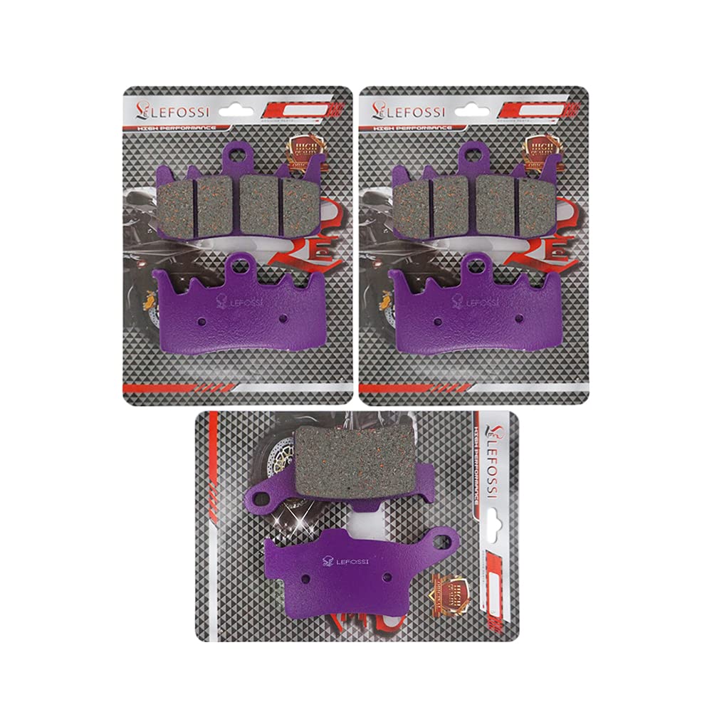 Plaquettes De Frein Fibre De Carbone Pour Can-Am Spyder (RT/RS/ST/F3) - 3 Paires, Compatibles 2013-2017 - Freinage Performant