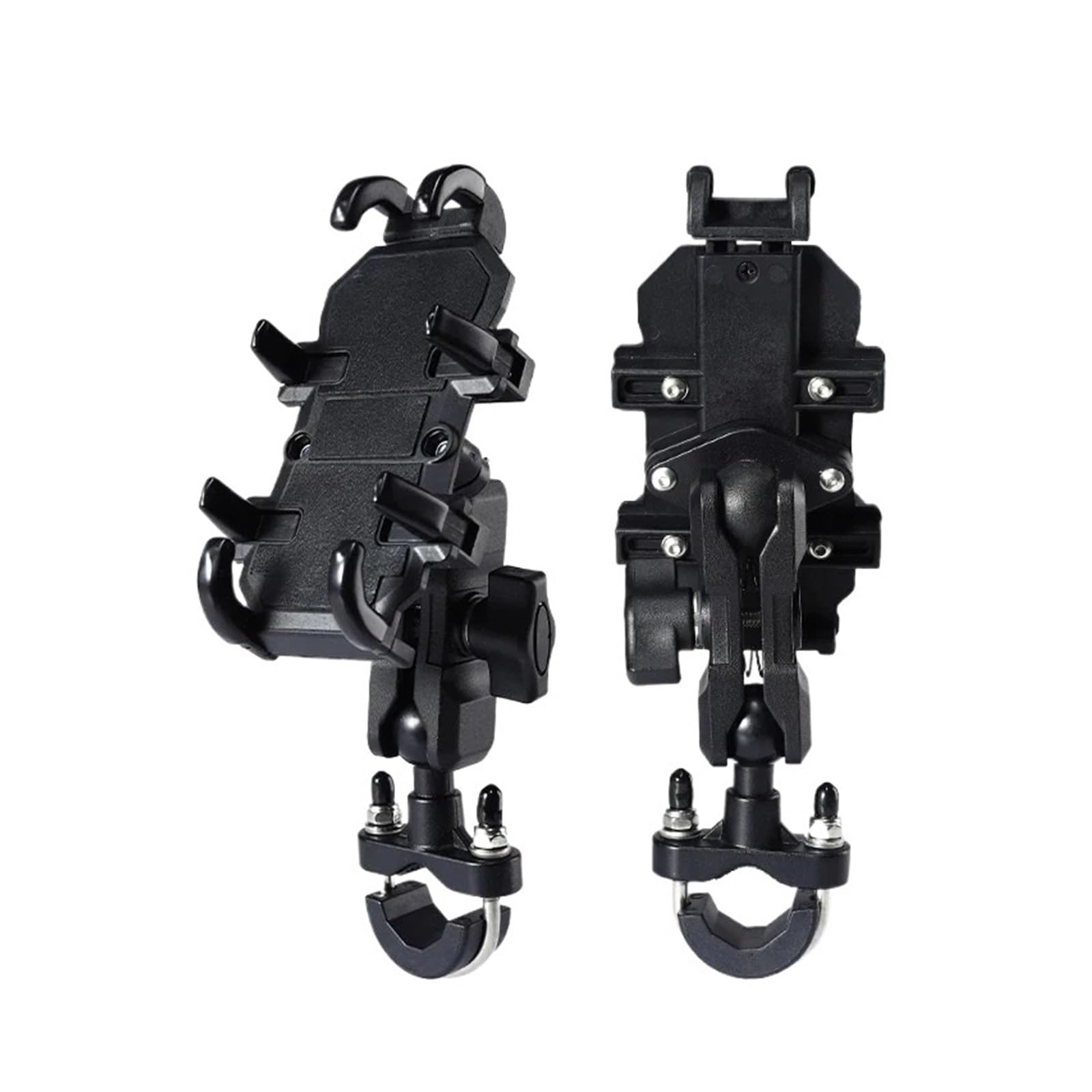 Supporto for Telefono for Bici Da Moto Con Ammortizzatore Da 4,7-7,1 Pollici | Clip GPS for stelo forcella manubrio for fissaggio cellulare antiurto(Handlebar)