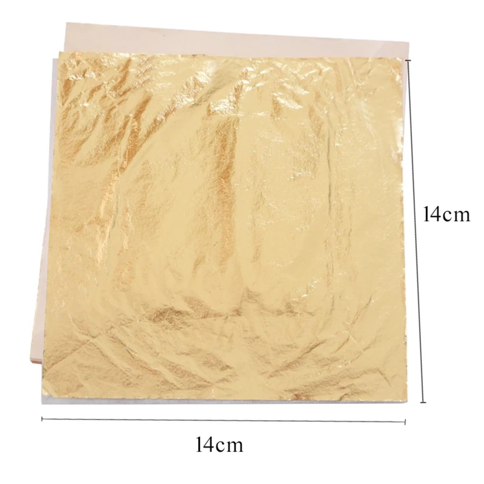 Pan De Oro Manualidades 1000 hojas de imitación de oro y plata for dorar hojas de cobre(5.5inch(14x14cm))