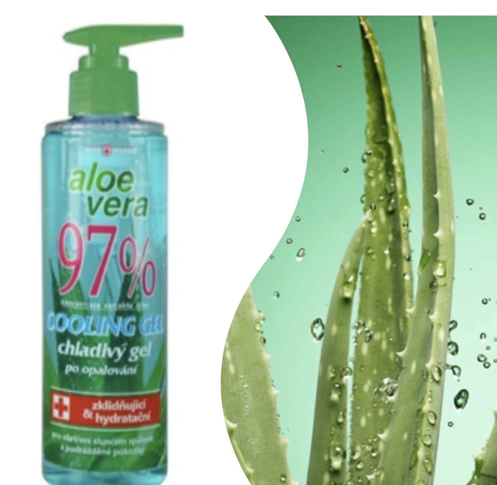 Aloe Vera gel 97% khles und regenerierendes Gel nach dem Sonnenbaden  kleine Wunden After Bite Stichheiler Brennen After Shave : Amazon.de:  Kosmetik