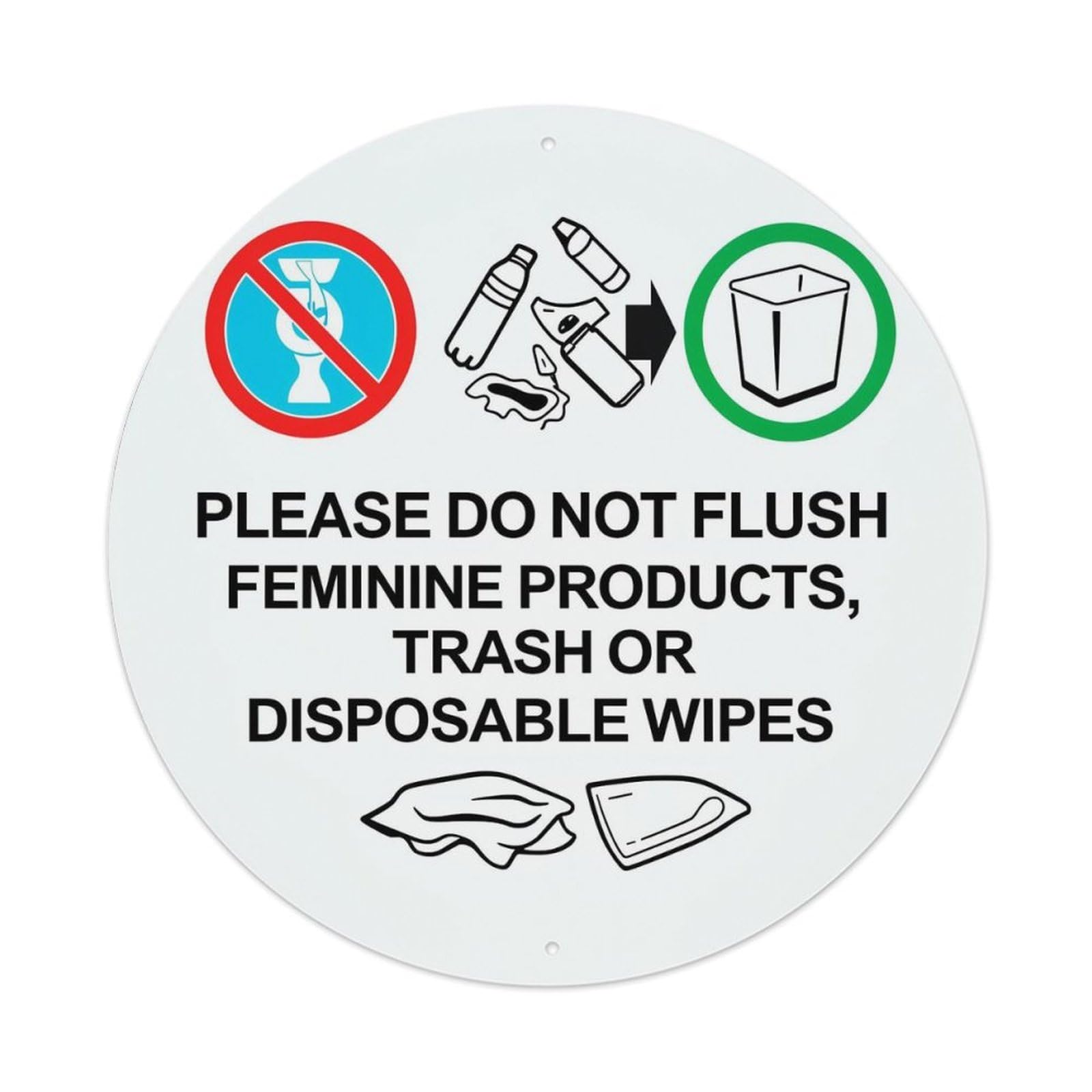 Please Do Not Flush Products Tin Sign Metal Poster Vintage Metal Signs for Home Man Cave Bar Cafe Kitchen laundry room Wall Decorations 8x8 inches