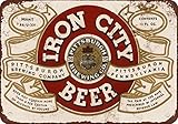 1933 Pittsburgh Iron City Beer Vintage Look Reproduction Metal Tin Sign 12X18 Inches