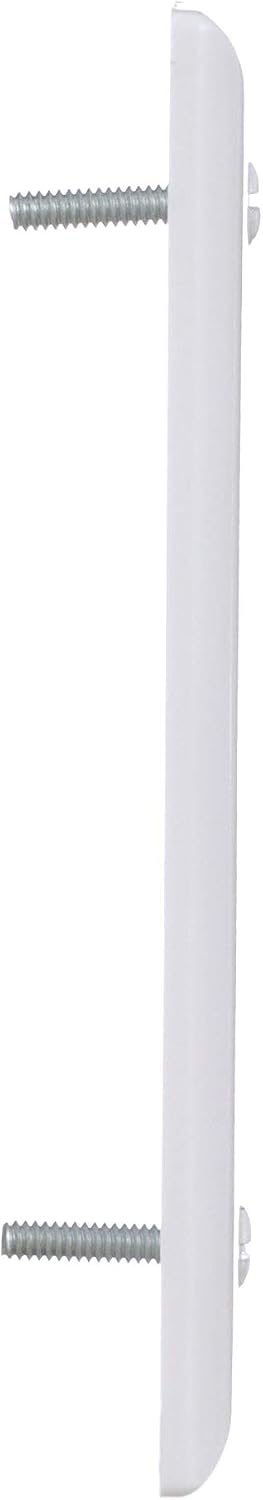 Cooper Wiring Devices 2129W-SP-L Thermoset 1-Gang Standard Size Blank Box Mounted Wall Plate, White