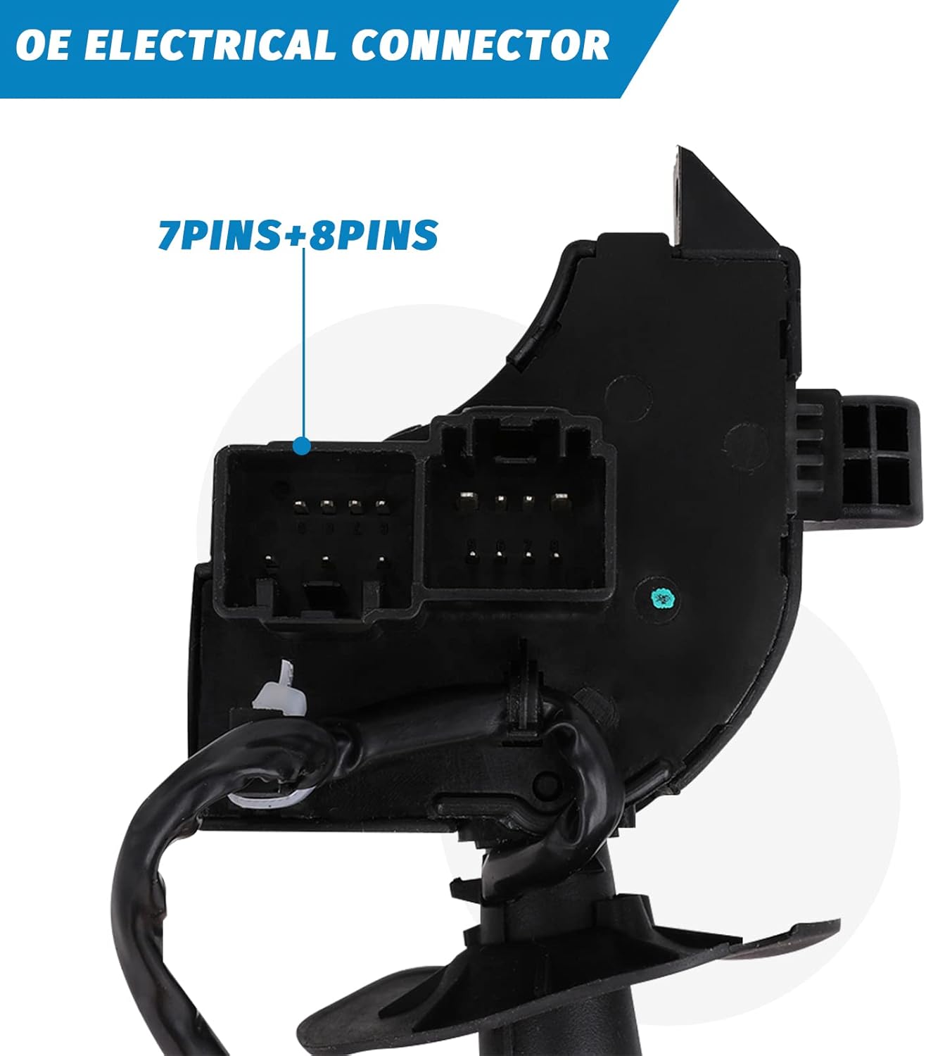 Turn Signal Switch for 2005-2008 Ford F-150, 2006-2008 Lincoln Mark LT - Multifunction Combination Switch Lever with Headlight Dimmer & Windshield Wiper Control Replace 5L3Z-13K359-AAA 6L3Z-13K359-AA