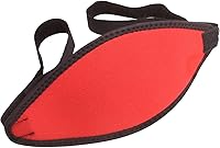 Vista 4 de Aqua Trident - Correa de neopreno para máscara con ajuste de gancho y bucle, color amarillo y morado