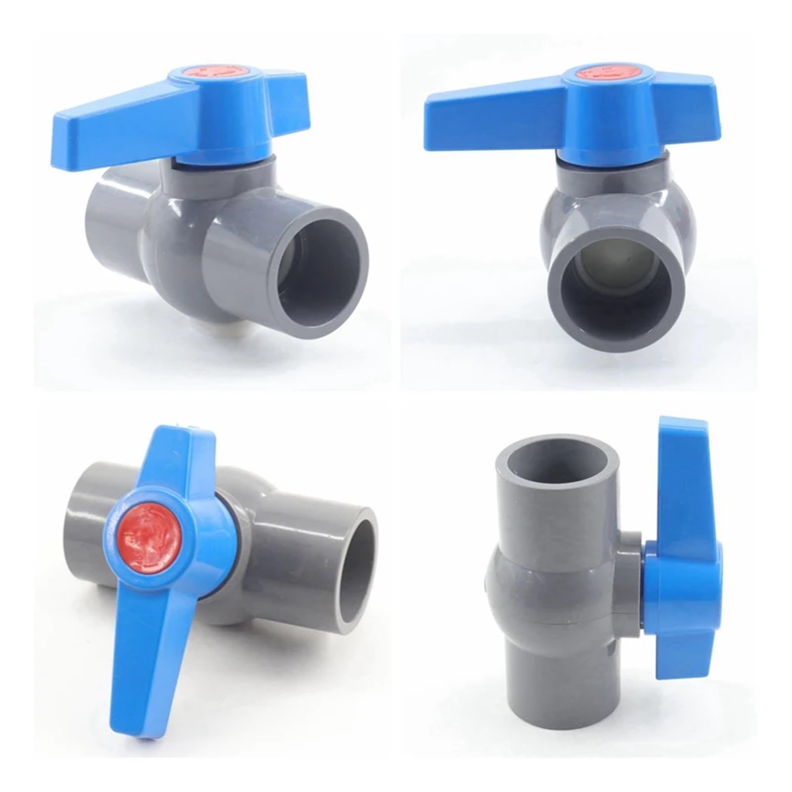 Instalación de tuberías de jardín Conector de válvula de tubería de PVC de 20/25/32 mm a 63 mm, accesorio for tubería de agua, válvula de bola, conector for tubería de agua de riego de jardín.(I.D 63m