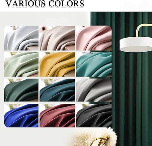 Miniatura 7 de KEQIAOSUOCAI Cortinas opacas para dormitorio, sala
