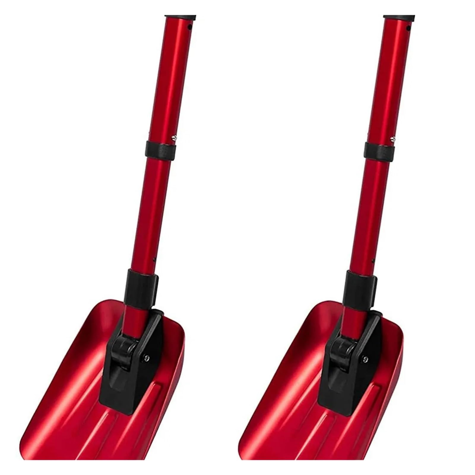 Genérico Pala de Nieve Plegable, Aluminio Extensible para Coche