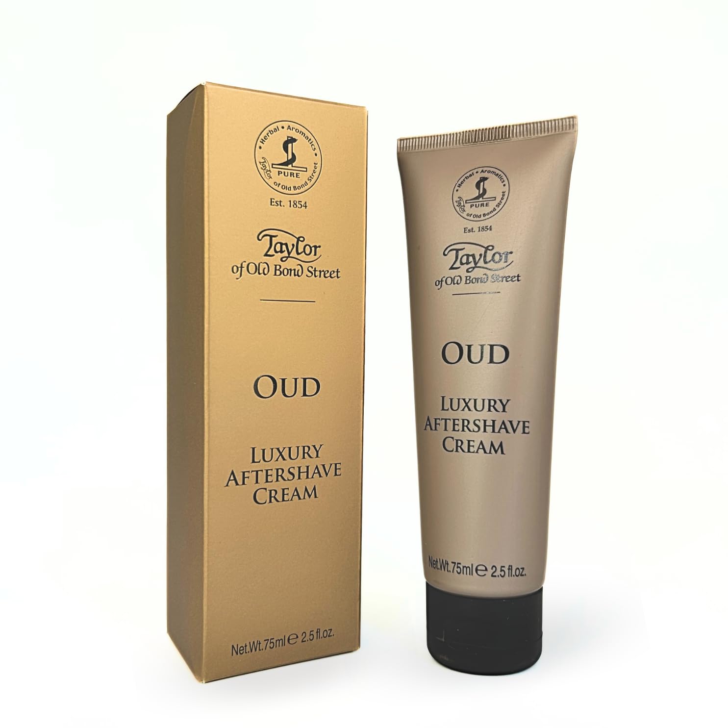 Taylor of Old Bond Street Oud Luxury Crème après-rasage sans alcool 75 ml
