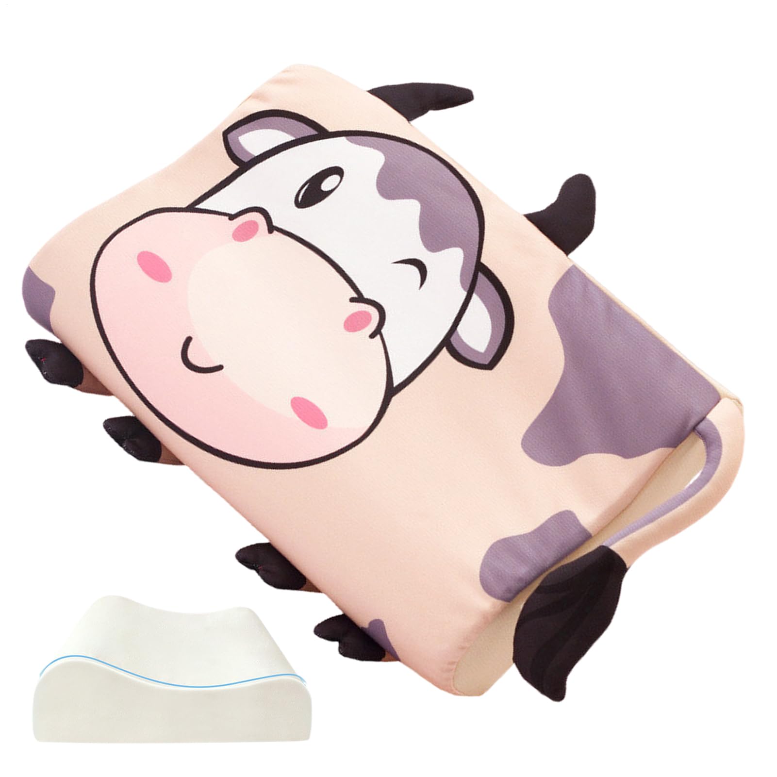 Almohada Infantil Transpirable Cojín Lindo Transpirable Con Estampado