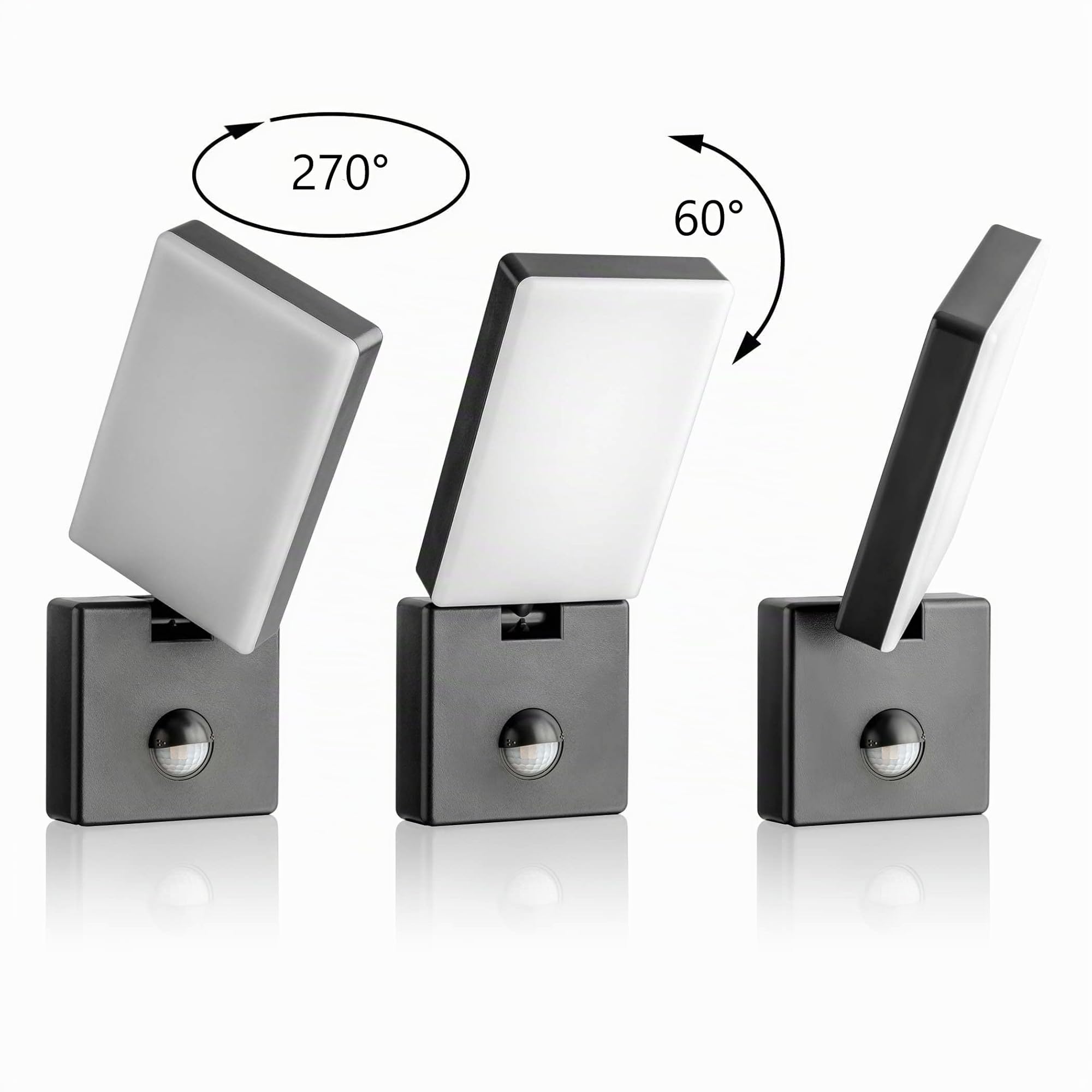 SEBSON LED Luminaire Exterieur avec Detecteur de Mouvement 9m/140°