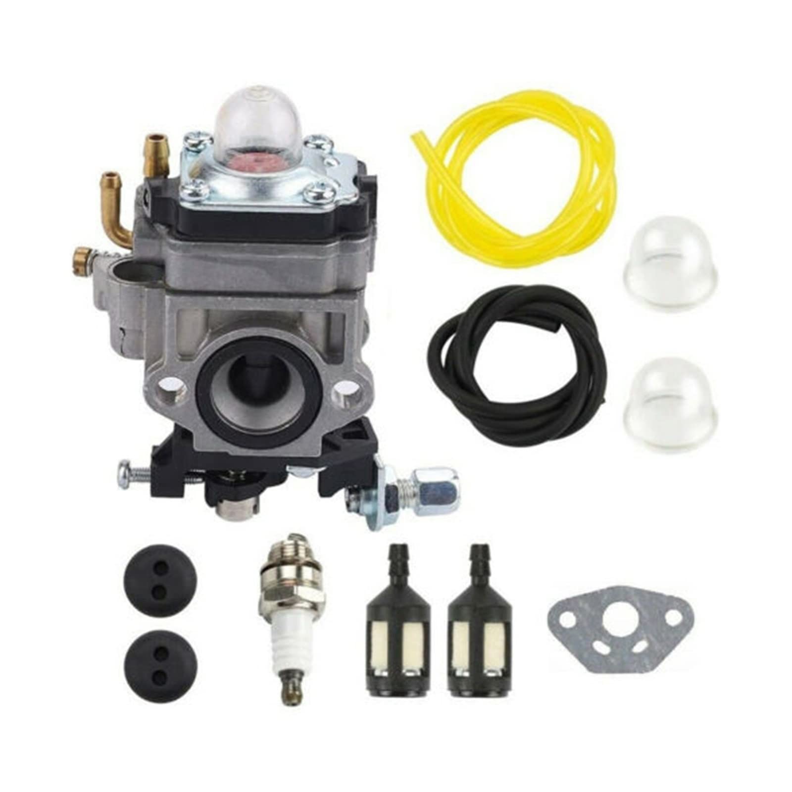 Nonuin Carburettor Carburetor For Macallister MBCP254 MGTP254 MCBP254 Brushcutter 1230540255 Garden Lawn Mower Parts Carburettor Carb Kit