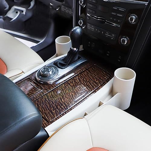 Miniatura 9 de Caja de almacenamiento para vasos de agua para Nissan Patrol Y62 2010-2023 2022 2021 2020 2019 2018, soporte para espacio de asiento, accesorios de