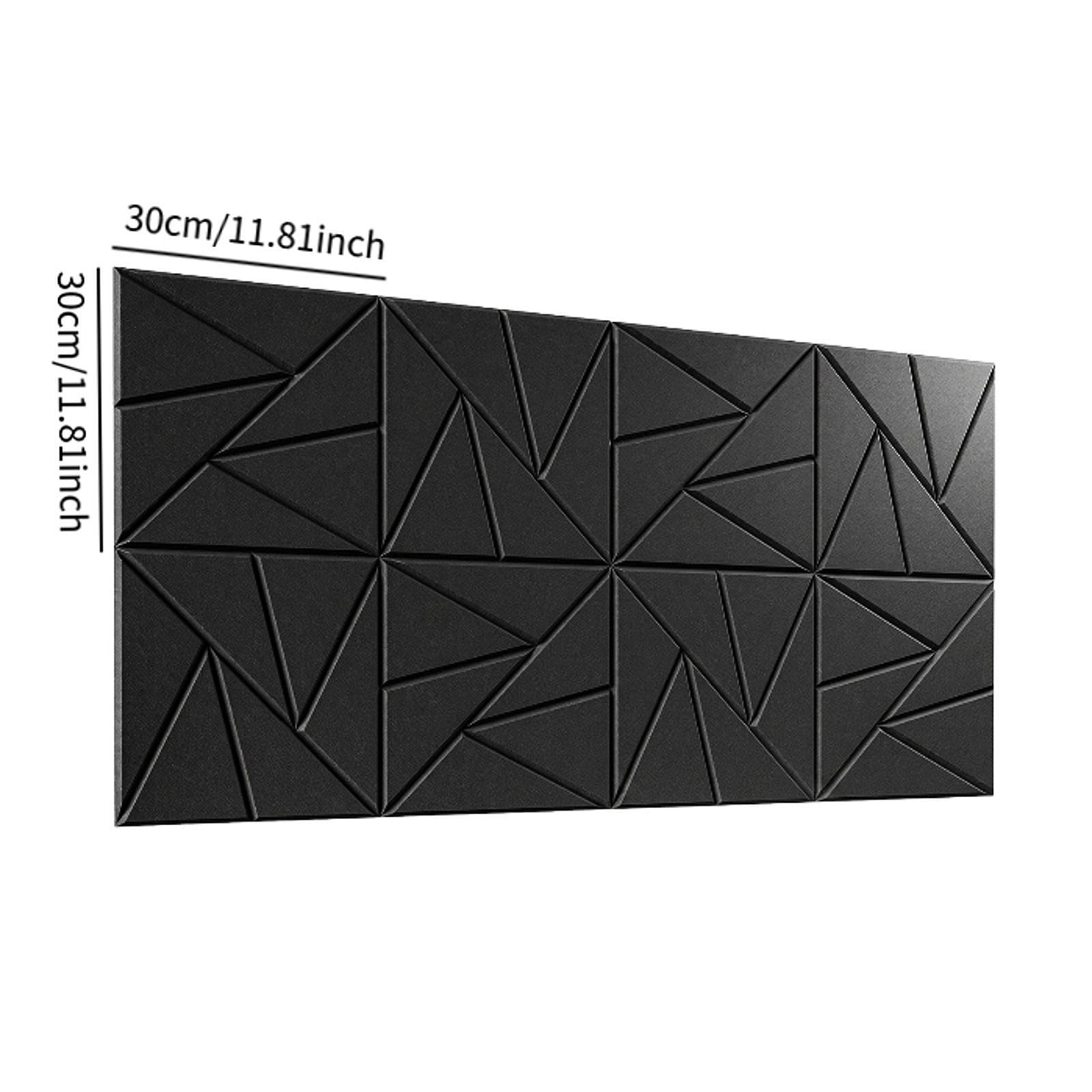 8 Paneles Acústicos Insonorizados, Paneles de Pared Acústicos Decorativos, Sonido.
