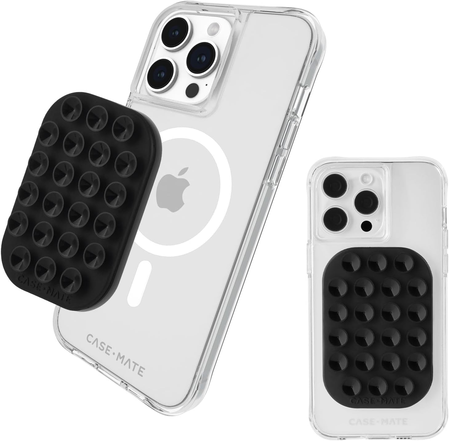 Product image of Case-Mate Stick it! Magnetic Suction Mount - Snap-on iPhone Holder - Detachable for MagSafe - Hands-Free Content Creator Essentials for iPhone 17 Pro Max / 16 Pro Max / 15 Pro Max / 14 Pro Max - Black