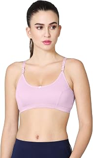 VSTAR My First Bra for Women – Camisole Style Slip-On Bra with Adjustable Straps | Double Layered | 100% Super Soft Cotton... Price In India