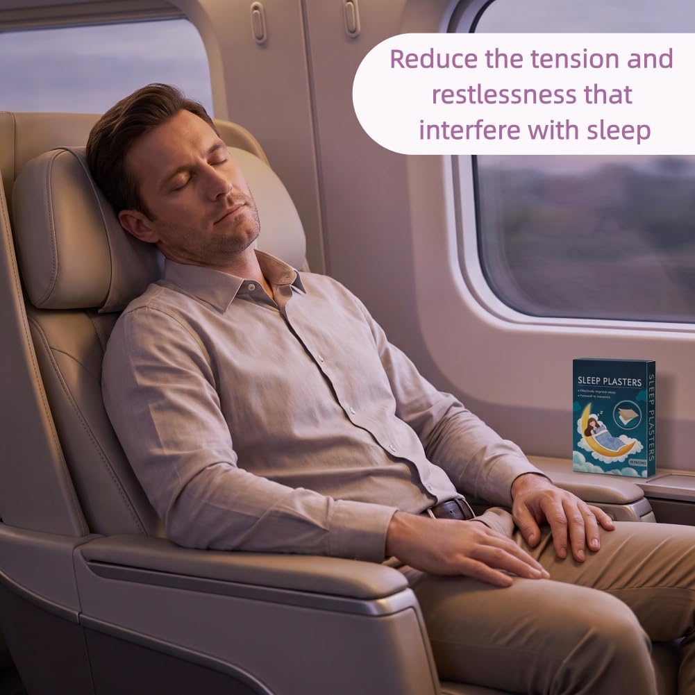 Parches Para Dormir Naturales,4pcs Parches para Dormir,Parches Naturales para Dormir Profundamente,Parches Para Dormir Profundo,Parches para Dormir para Adultos,Parches de Apoyo para El Sueño