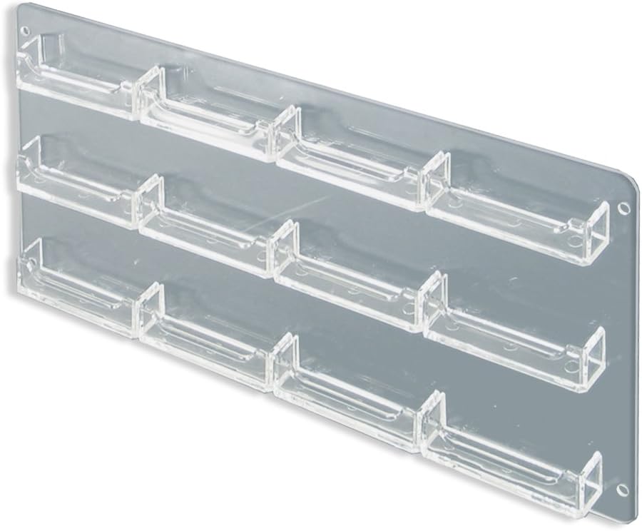 Azar 252223 Twelve-Pocket Wall Mount Business Card Holder, 2-Piece Set