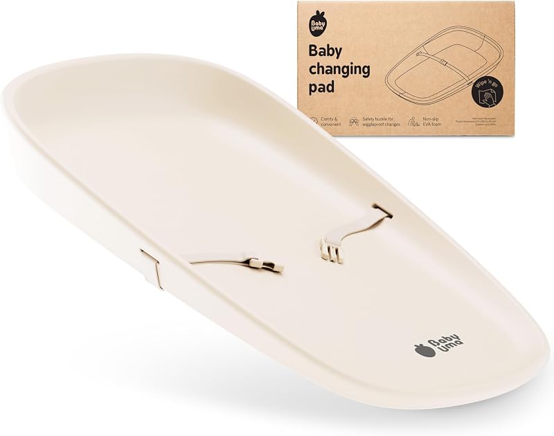 Wipeable Changing Pad - 100% Waterproof Baby Changing Pad for Dresser, Comfortable EVA Foam, 27″ x 17.5″