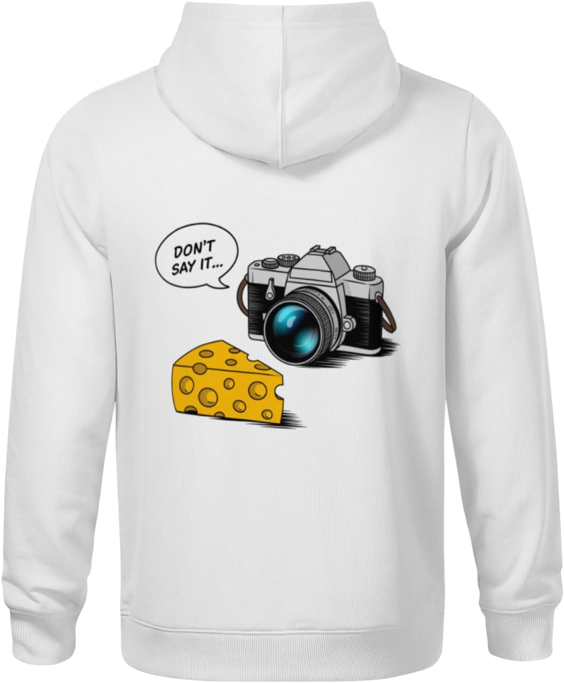 Kids Camera Cheese Photographer Sarcasm Funny Boys Girls Lightweight Kangaroo Pocket Fleece Hoodies