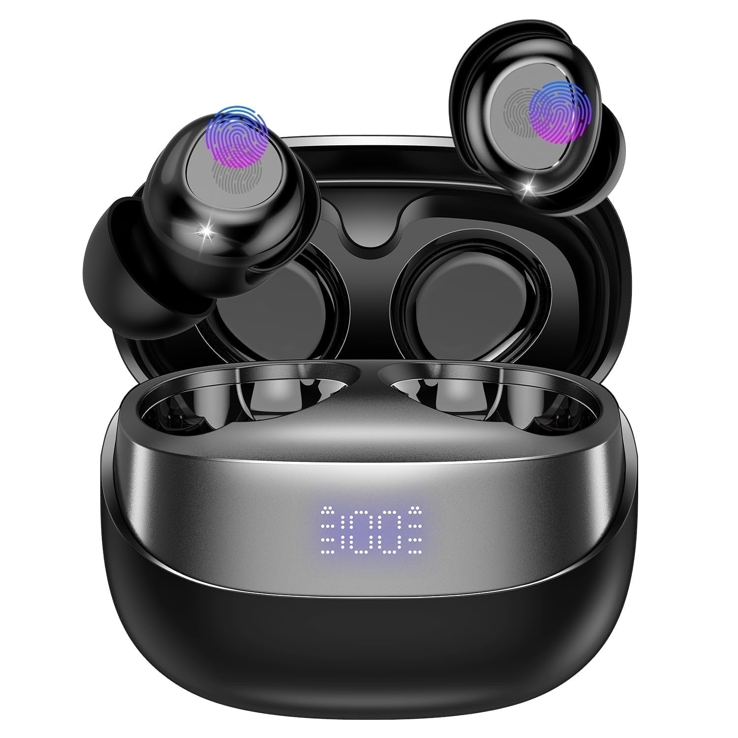 Auriculares para dormir, auriculares inalámbricos con cancelación de ruido para dormir de lado, Bluetooth de 5.4 pulgadas, ligeros, 47 horas de reproducción, llamadas claras para dormir, ejercicio