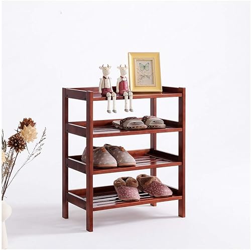 TEmkin Zapatero de madera, estante de zapatos de pie, organizador de zapatos, pasillo, entrada, estante de zapatillas, estante de dormitorio,