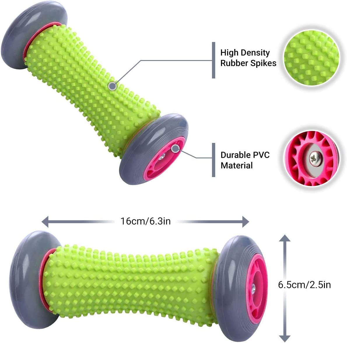 Foot Massage Roller, Deep Tissue Point Masal Roller Stick to Release Dard And Stress Planter Fascia Recovery Therapy therap Foot Massage Roller, Deep Tissue Point Masal Roller Stick to Release Dard And Stress Planter Fascia Recovery Therapy therap
