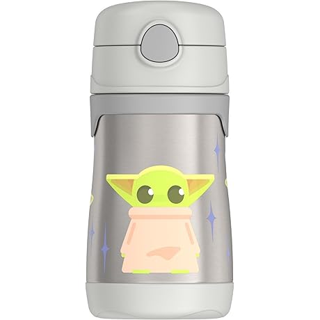 THERMOS Vacuum Insulated Stainless Steel 10oz Straw Bottle