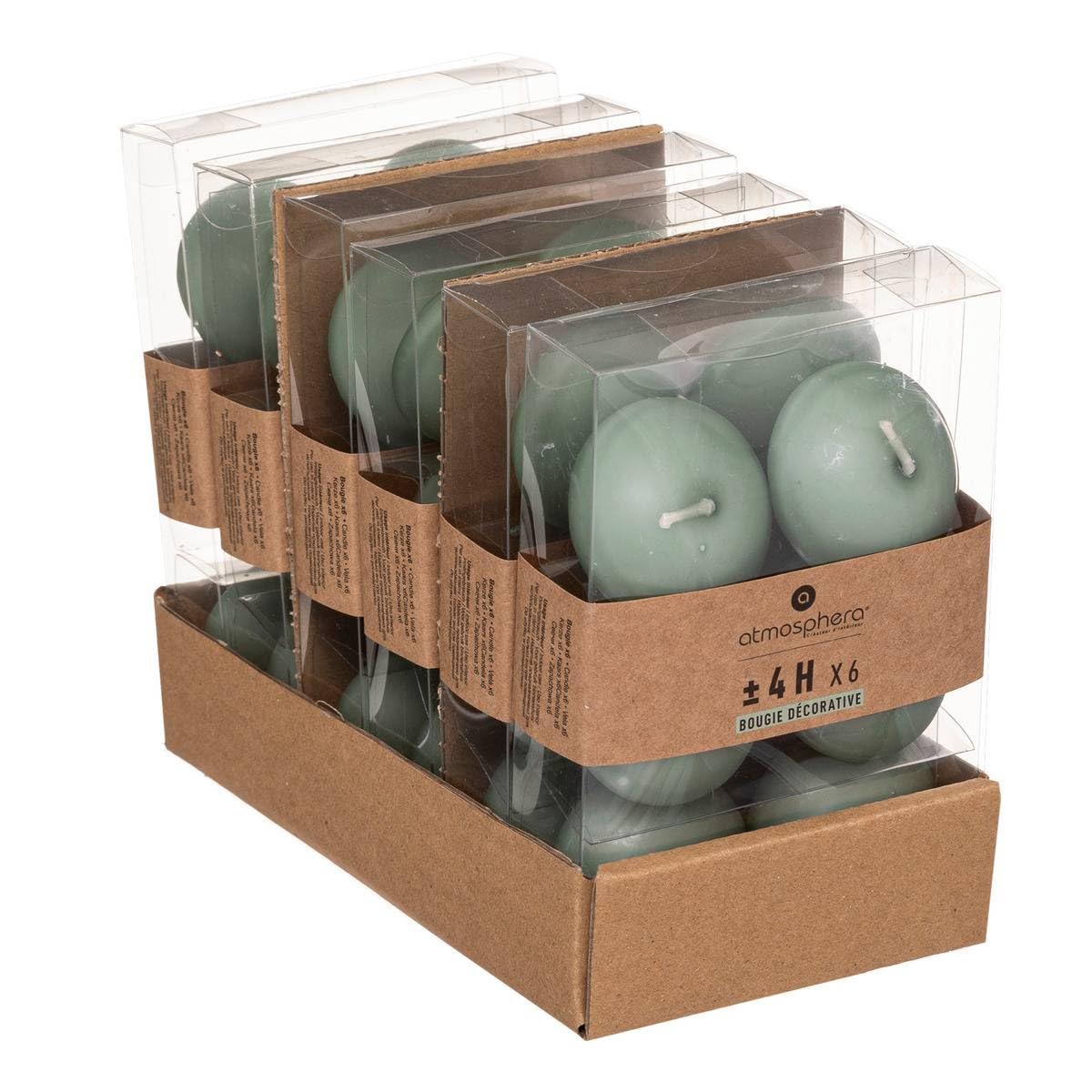Bougies Flottantes Parfum Eucalyptus - Lot De 9 - Temps De Combustion 3h - Ambiance Détente