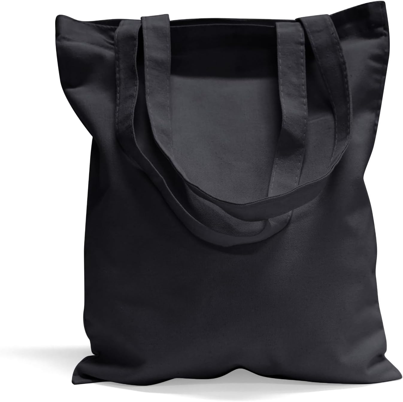 Morcheiong 20 Pack Cotton Tote Bag Blank Canvas Bag Reusable Grocery Shopping Bags, Suitable for DIY Craft, Grocery, Shopping, Drawing, Promotion, Gift, Advertising, Activity (White)