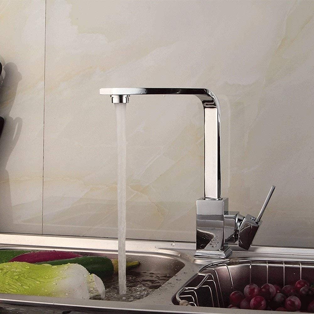 rubinetto per lavabo, Rubinetto for lavello da cucina con collo girevole galvanico