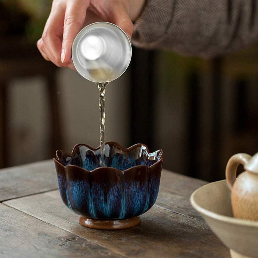 Ciotola da tè Matcha in Stile Giapponese tè Verde in Ceramica in Polvere Set da tè Chawan Accessori Ciotola Piccola da 250 ml