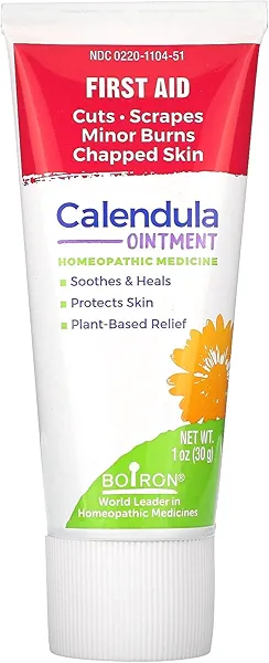 Boiron Calendula Ointment for Relief from Minor Burns, Cuts, Scrapes, and Insect Bites - 1 Oz