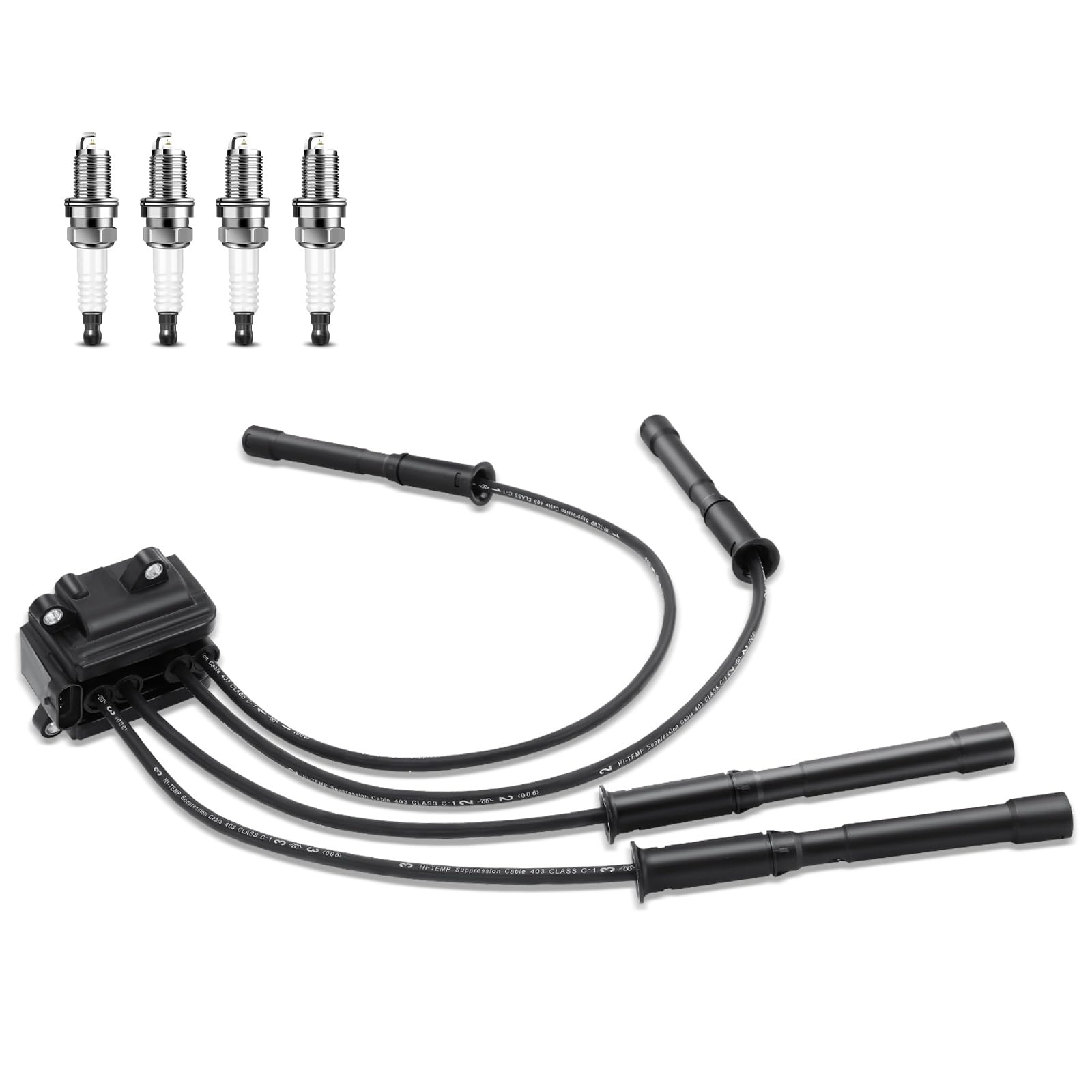 Frankberg 1 bobine d'allumage + 4 bougies d'allumage 8200051128