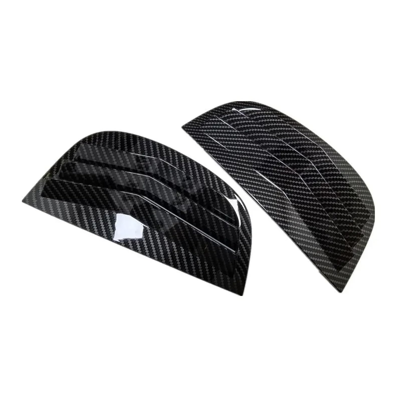Spoiler Posteriore Per Peugeot 208 2018 2019 2020 2021 2022 2023 2024 Auto Posteriore Persiana Finestra Laterale Copertura Adesivo Vent Scoop Carbonio ABS Spoiler Sul Tetto(Gloss Black)