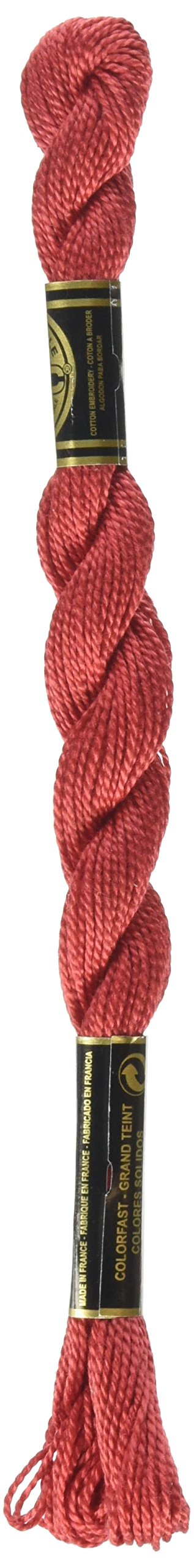 DMC 115 5-347 Pearl Cotton Thread, Very Dark Salmon, Size 5
