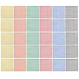 LOORGVEL 60 Hojas Etiquetas Adhesivas Redondas 10 Mm Números 1-100 Codificación Multicolor 60 Unidades para Organización de Archivos, Planificadores y Clasificación en Oficina y Escuela